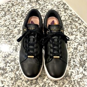 Ted Baker London black and white sneakers